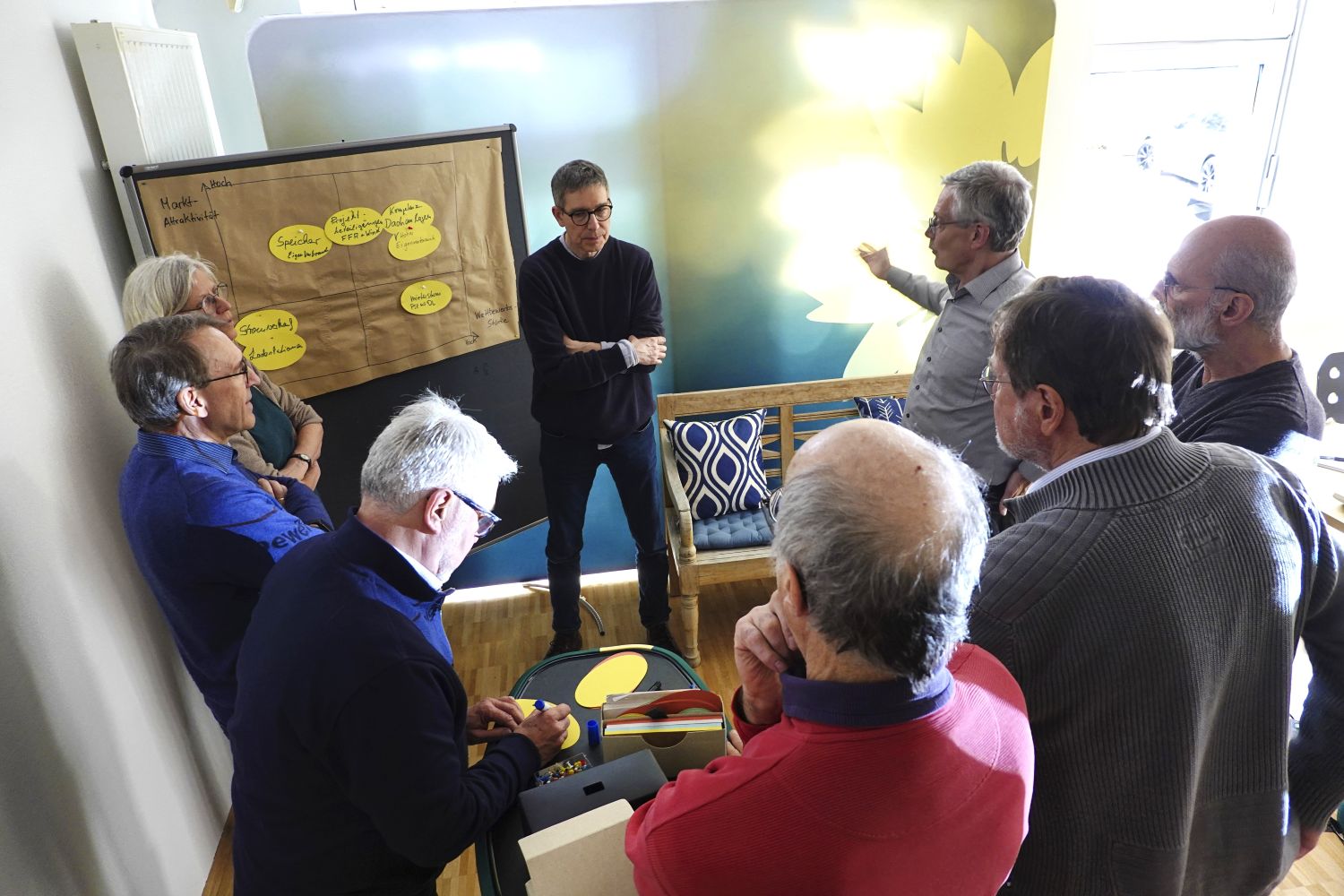 Viele Themen und konkrete Ergebnisse beim Coaching der ErneuerbareEnergien Neckar-Alb (EENA) eG